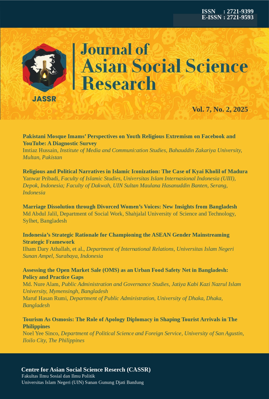 					View Vol. 7 No. 2 (2025): Journal of Asian Social Science Research 
				