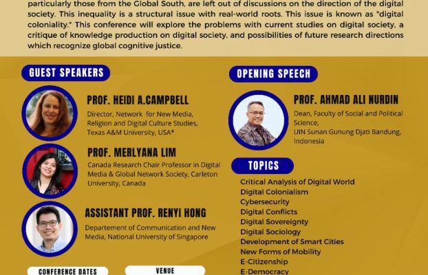 CALL FOR PAPERS : The 2nd Bandung International on Social Science : Digital Society and the Global South
